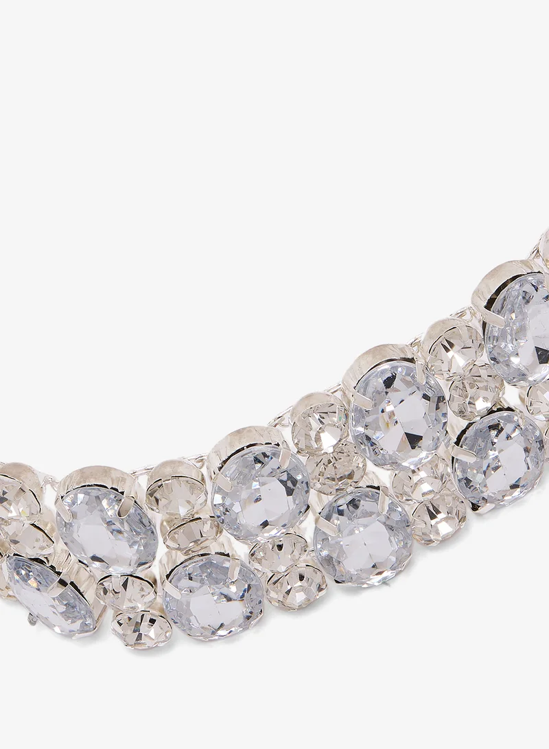Khizana Diamonte Rhinestone Choker
